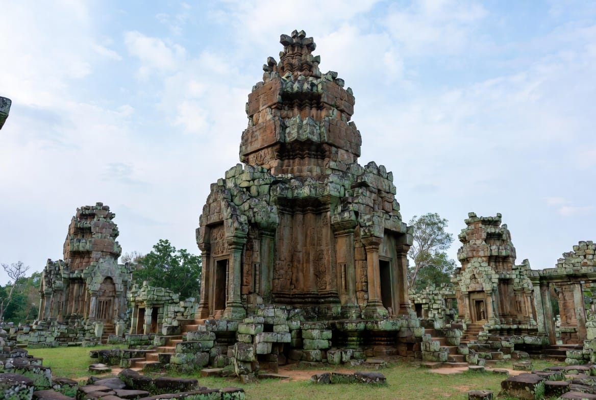 Prasat Sikhoraphum Khmer temple ruins in Surin